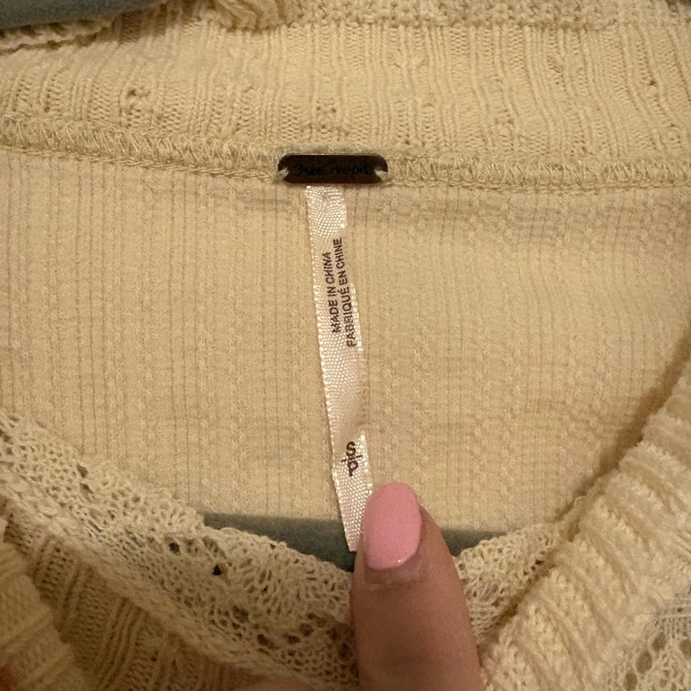 Free People Ribbed Knit Mock Neck Sweater - Picture 5 of 8